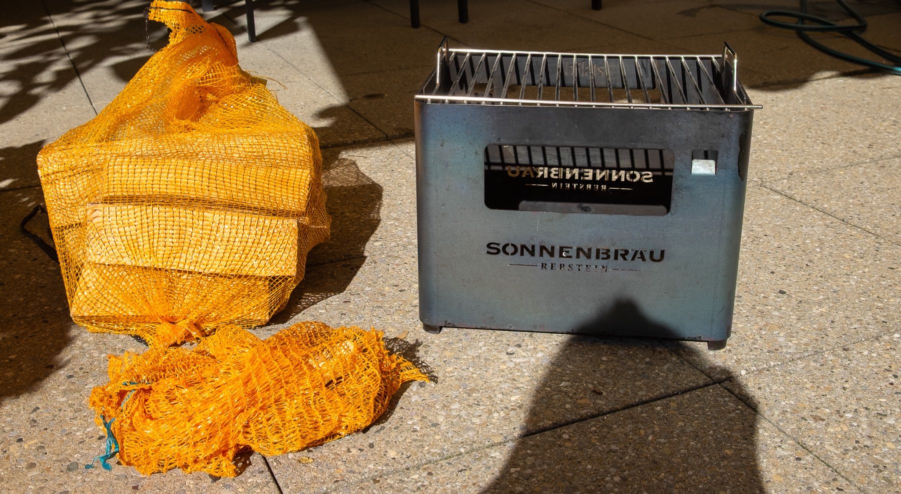 Bracieri: BEER BOX Feuerkorb - Sonnenbräu – Usato da Berneck venduto da Tschikka 4