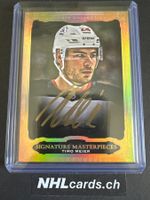 Timo Meier NHL Masterpieces Auto Card