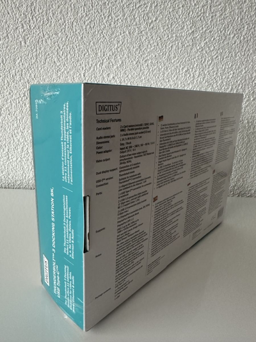 Dockingstation: Neu | Digitus DA-70895 | Dockingstation 8K | USB Type C – Neu und originalverpackt aus Winterthur von ngk1hor 3