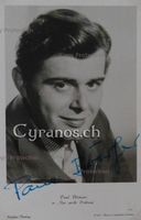 Paul Bösiger (1929-1977) Schauspieler - Autogramm