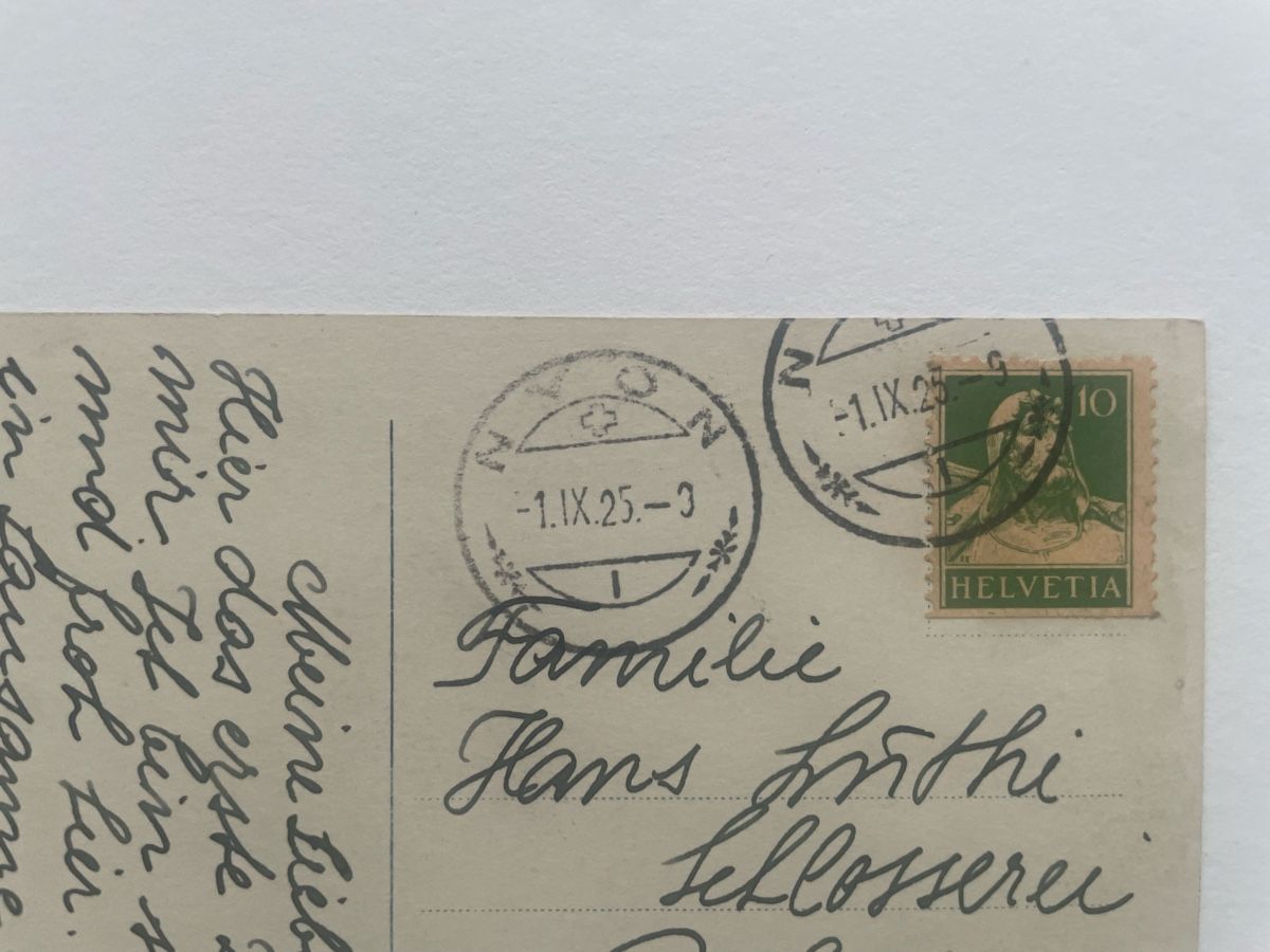 Cartoline postali: AK Ouchy/Lausanne 1925 – Usato da Meierskappel venduto da Hala03 3