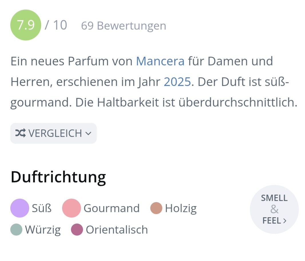 Mancera Profumi & Eau de Toilette: 2 ml XPLICIT VANILLA MANCERA ABFÜLLUNG – Nuovo (secondo la descrizione) da St. Gallen venduto da CaliSunshine 2