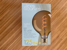 Lines & Curves E27 LED 140 Lumen 4W Warm Light 125mm