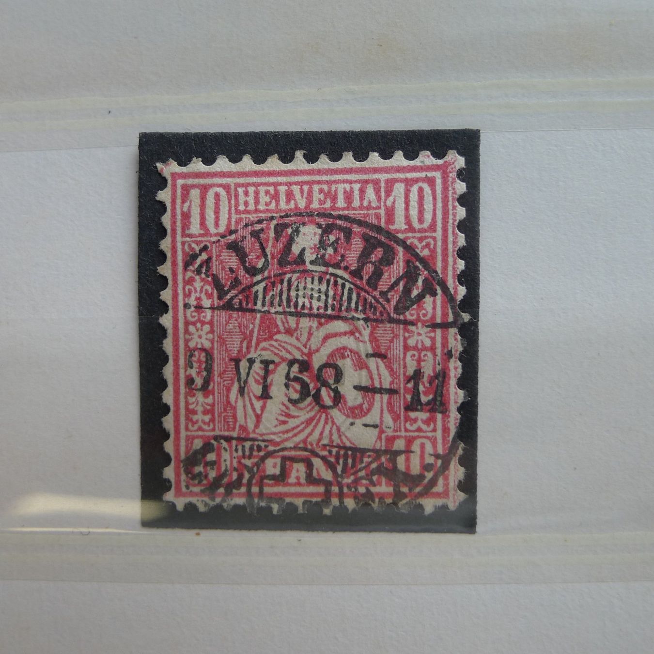 Alle Briefmarken: Tolles Album + Stempel Stehende+SITZENDE – Gebraucht aus Sursee von Luzernerraute 4