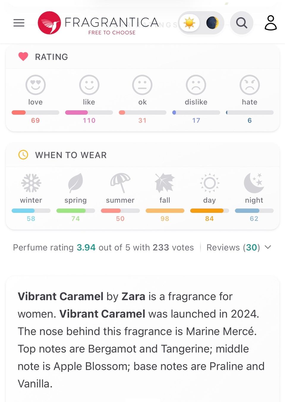 Zara Parfums & Eau de Toilette: Zara Vibrant Caramel Duftprobe EDP 5ml – D'occasion à Zürich par deruja 2