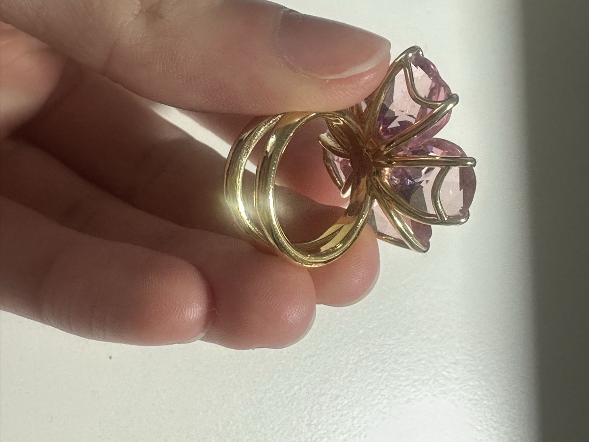 Swarovski Ringe: Idyllia ring Blume Rosa Grösse 55 – Neu (gemäss Beschreibung) aus Baar von leo_h878 2