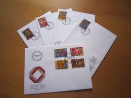 CH 1981 FDC Serie und einzeln AB NUR 60 RP