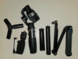 GoPro Hero 8 Black Mega-Set + Hohem iSteady Gimbal