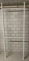 IKEA Elvarli Regal, weiss, 2 Kleiderstangen, 1 Regalboden
