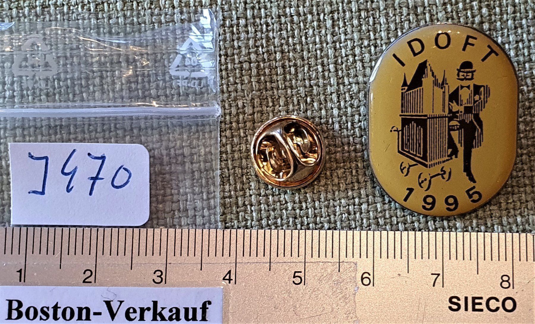 Placchette & Badge: J470 - Pin Thun IDOFT 1995 Drehorgel – Usato da Reinach BL venduto da Boston-Verkauf 1