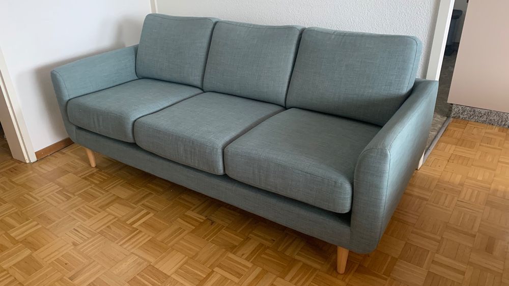 COUCH Sofa La Redoute 3 seats + hocker Kaufen auf Ricardo