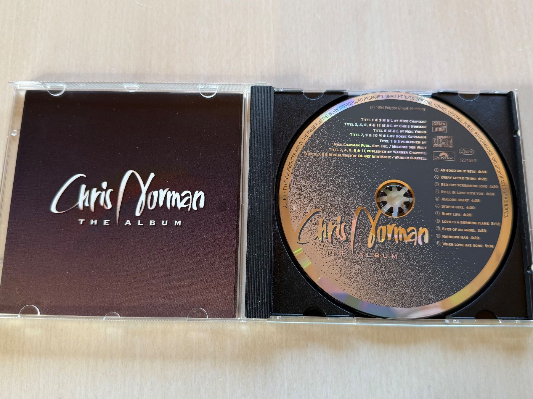 CD: Chris Norman - The Album – Usato da Oberried Brienz venduto da Chyara 2