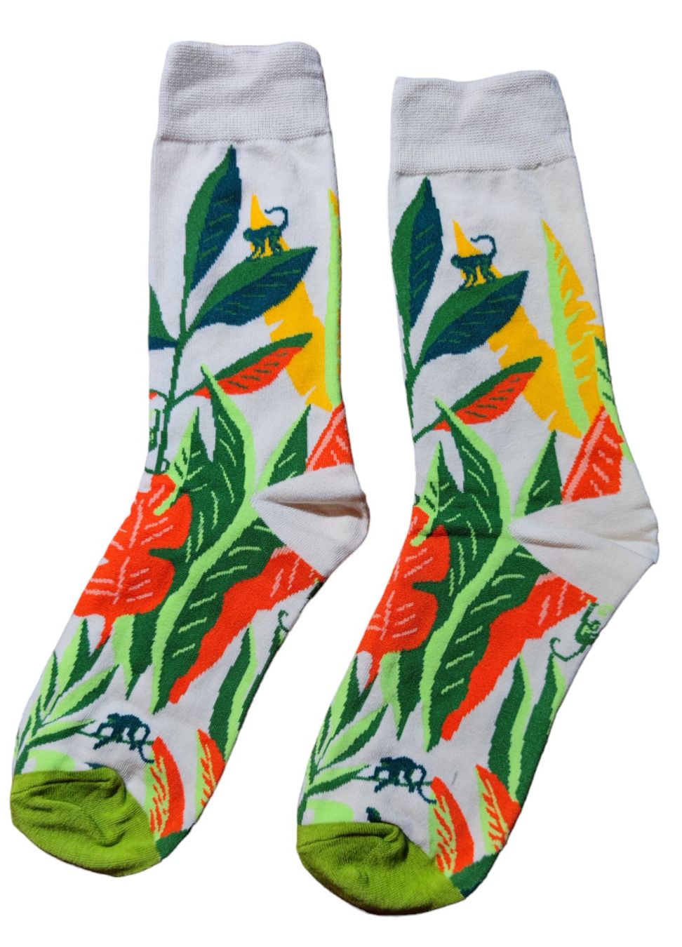 Calze: Socken Blätter / Leaves / Affen / Monkeys – Nuovo e nell'imballaggio originale da Zürich venduto da amysmith 1
