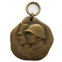 Medaille Militär Lausanne Mobilises R. J. Mont. 5 1934