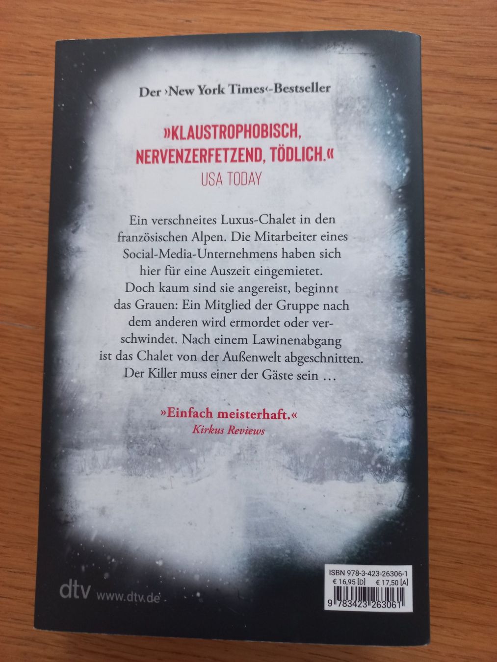 Libri: Das Chalet - Mit dem Schnee kommt der Tod – Usato da Moosseedorf venduto da Previa1 1