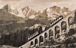 Mürren (BE) Mürrenbahn Alpenpanorama Bahn