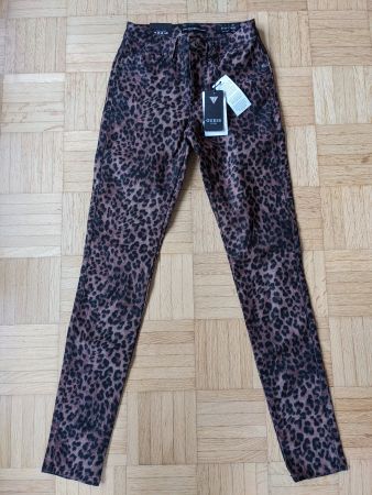 GUESS Leopard Stretch Jeans W25 L30 - neu mit Etikett