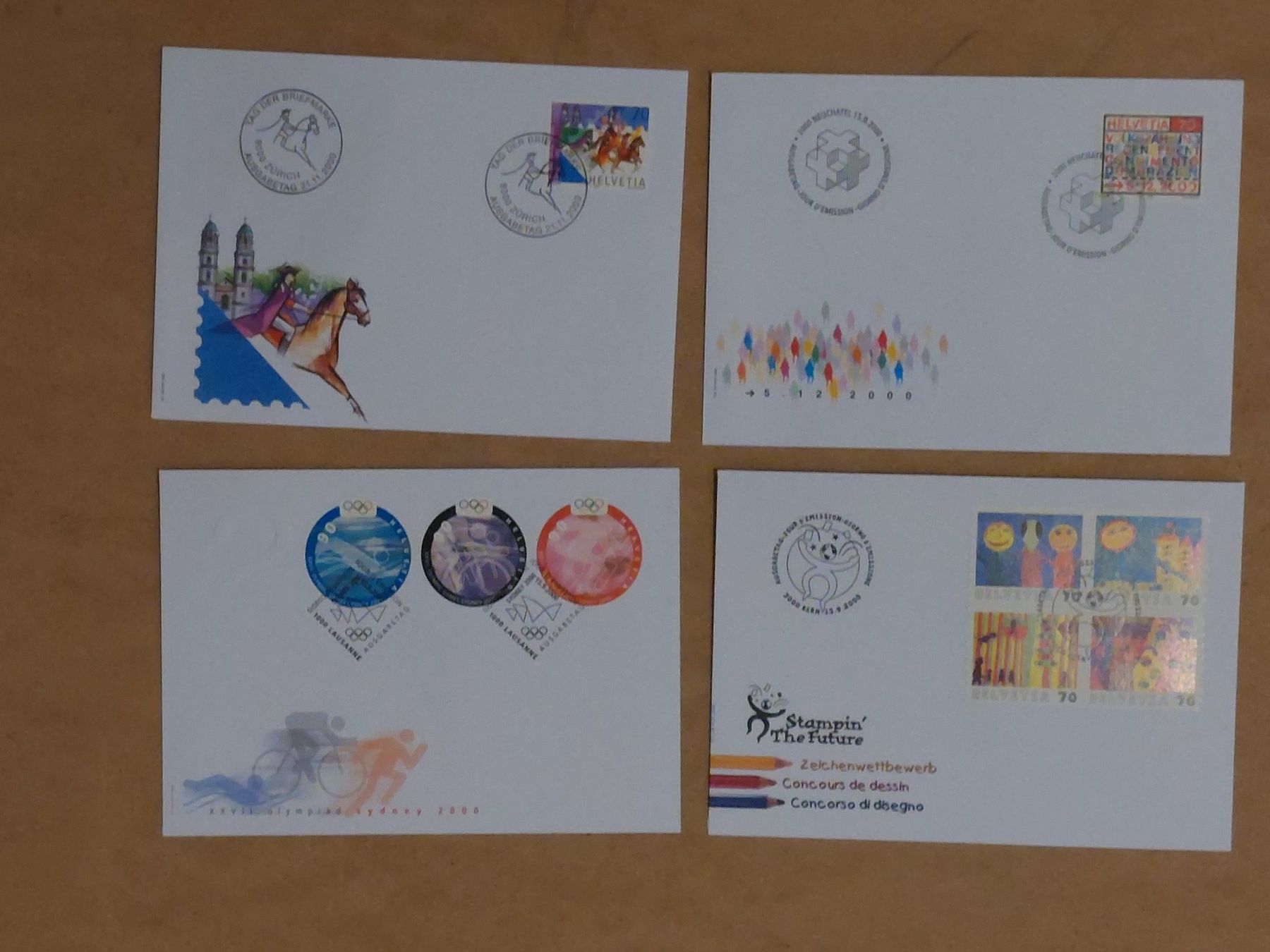Tutti i francobolli: FDC 2000 inkl PJ & PP & Naba – Usato da Obfelden venduto da Funke2 1