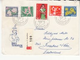 SBK J193 - J197 FDC gelaufen
