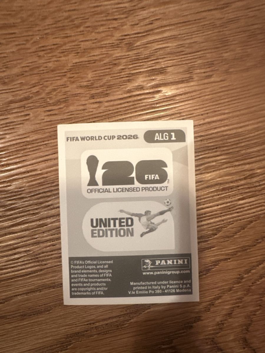 Panini Carte collezionabili: Algerien Wappen Panini Karte – Nuovo (secondo la descrizione) da Zürich venduto da florelise 1