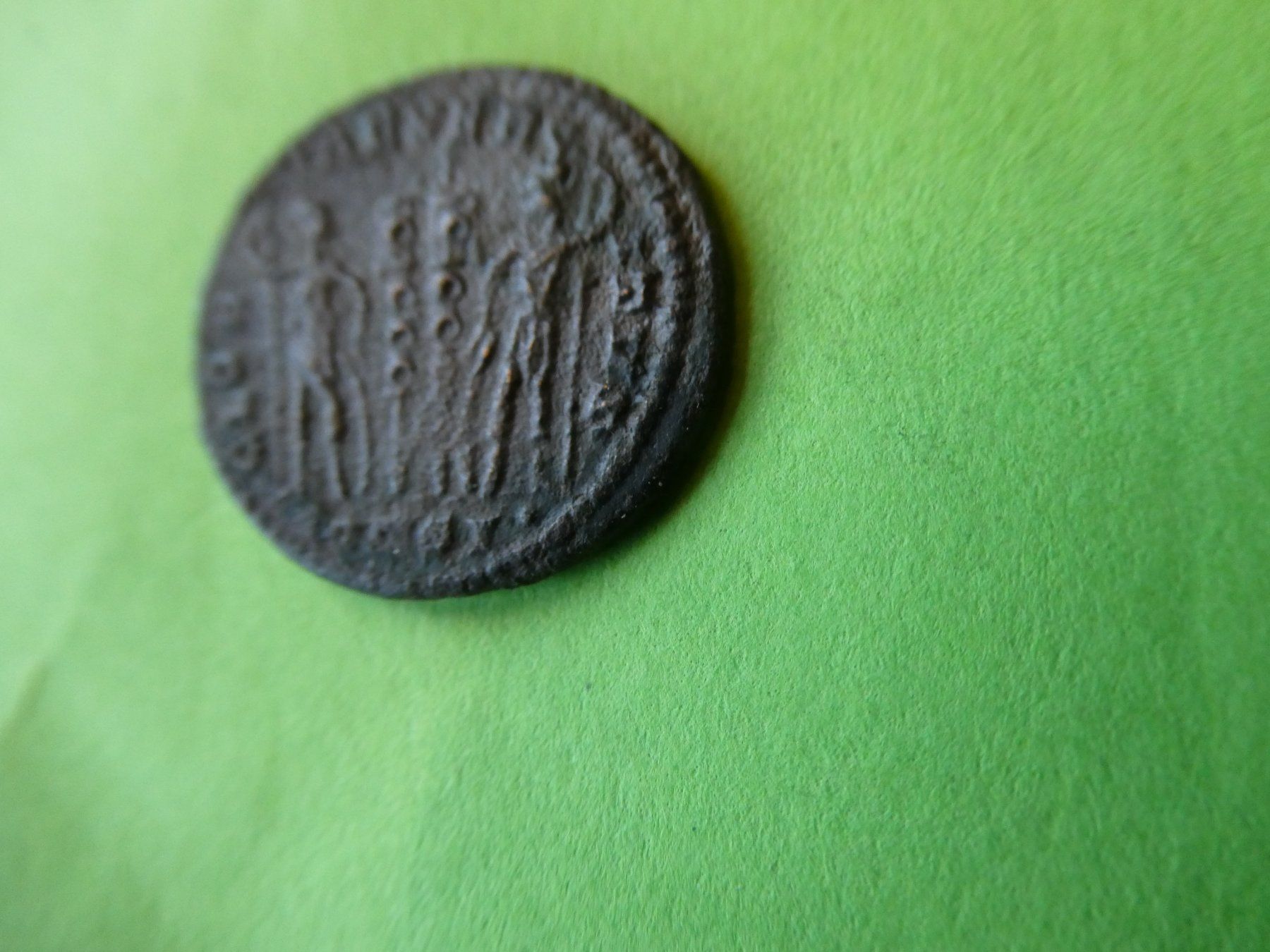 Alle Münzen: uralte   Bronzemünze  19 mm  2.26 g – Gebraucht aus Hinterforst von Rohusri 3