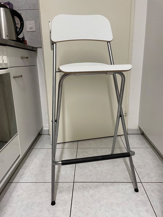 Barhocker (74 cm hoch, klappbar) (4X IKEA Franklin) Kaufen auf Ricardo