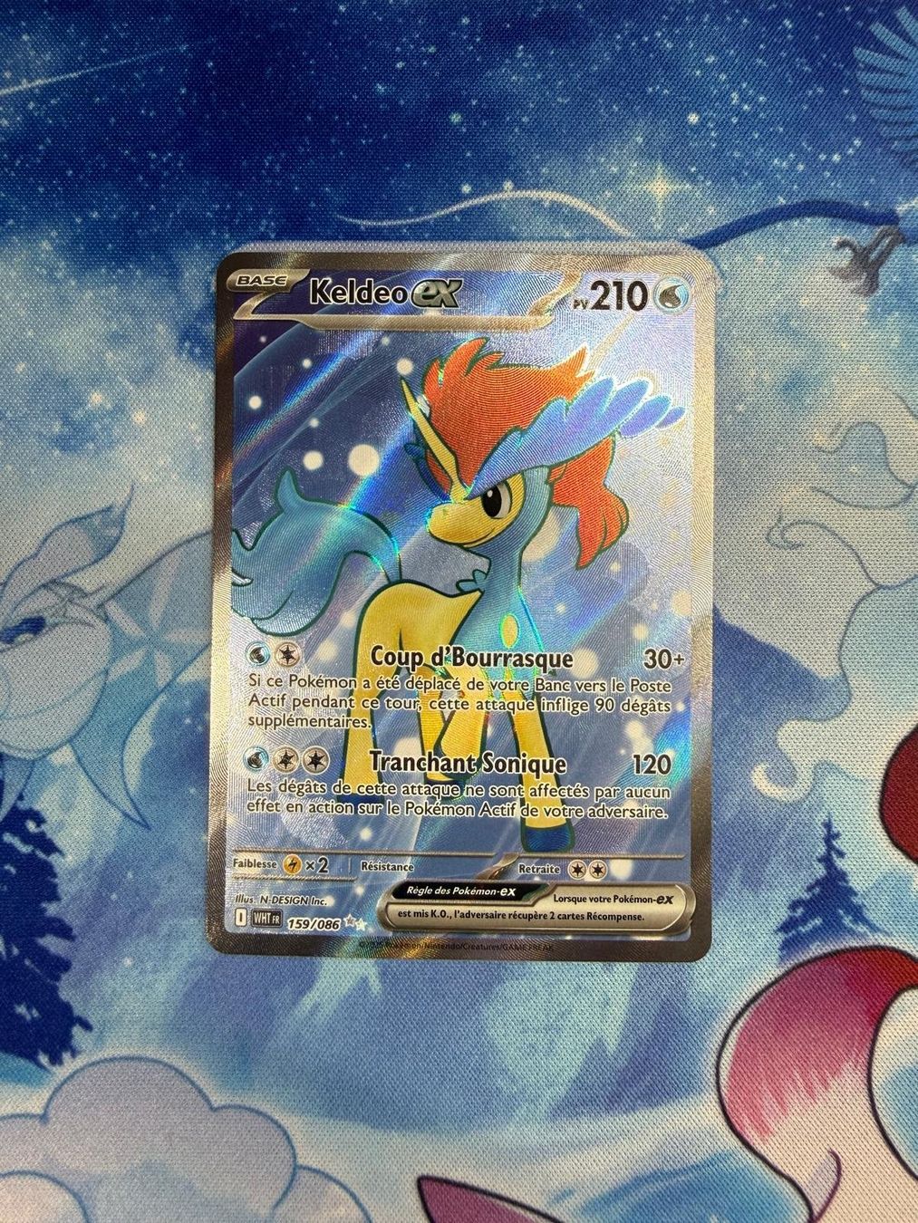 Pokémon Carte collezionabili: Keldeo FA - WHT 159 FR – Nuovo (secondo la descrizione) da Courgenay venduto da ScamBoxOff