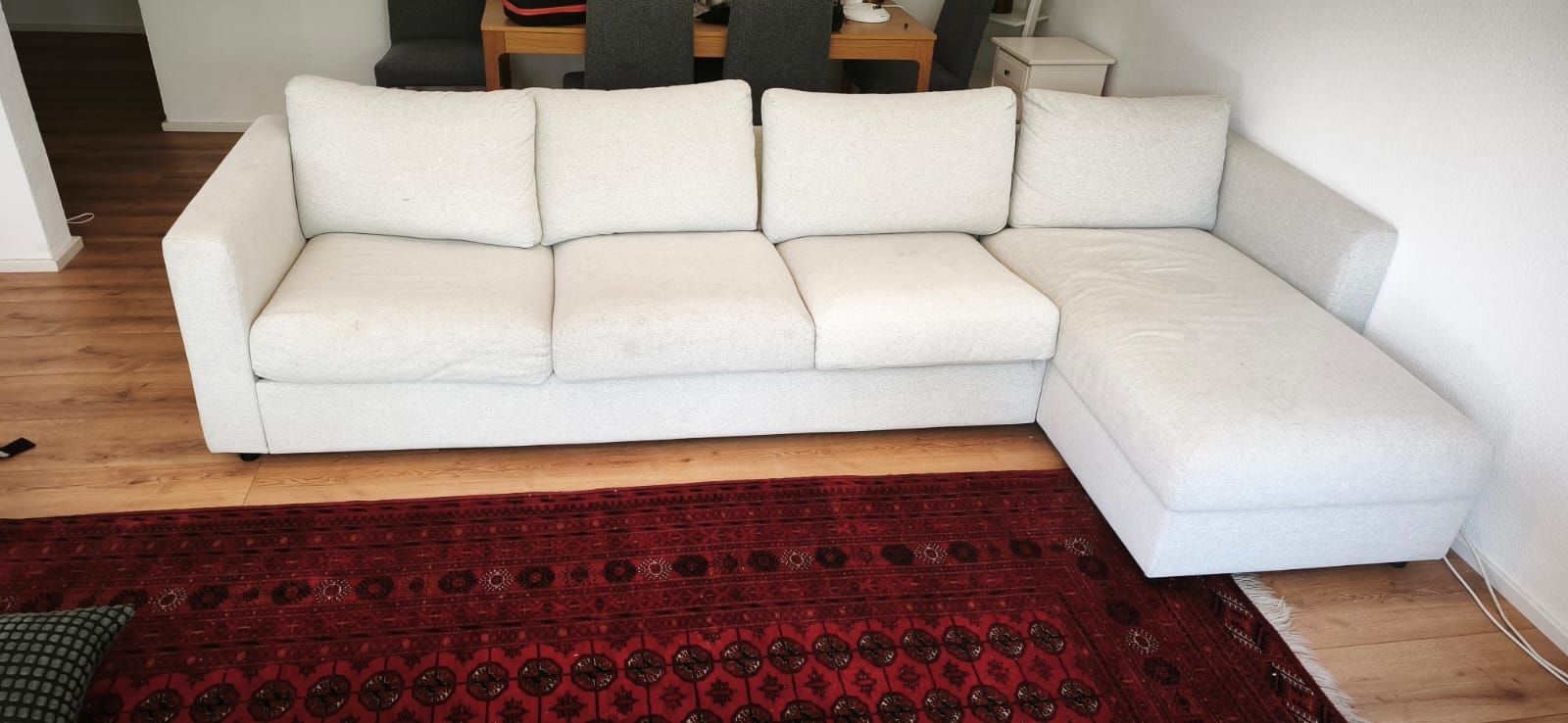 Ikea Divani: IKEA Sofa Vimle 4-Sitzer mit Récamiere Gunnared – Usato da Bern venduto da Khalid6666 3