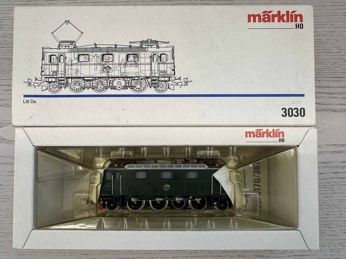 Märklin Modellini di ferrovie: Märklin 3030 SJ BR Da grün – Usato da Lupsingen venduto da New-Haven 6