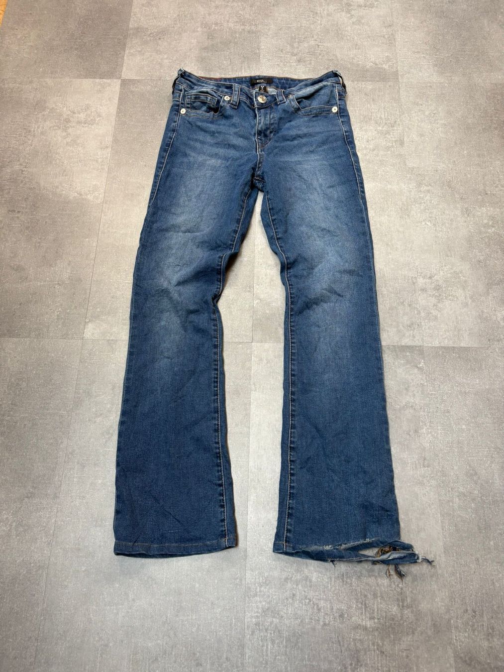 True Religion Jeans: True Religion Straight Jeans - Grösse M/28 – Usato da Werdenberg venduto da hase.vintage 2