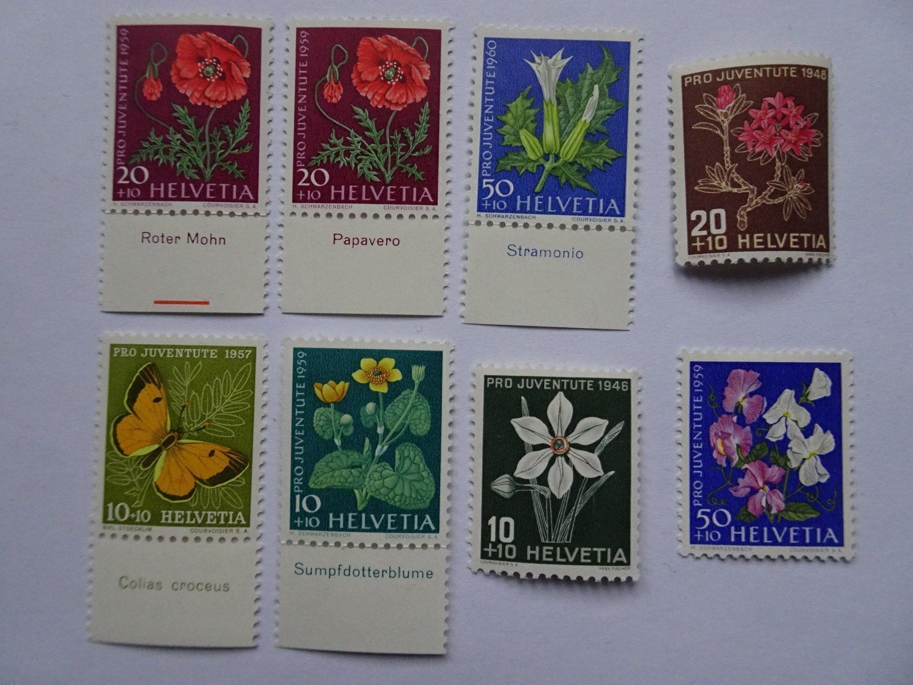 Alle Briefmarken: PJ ab 1946** – Neu (gemäss Beschreibung) aus Aadorf von Chnorli-Furz
