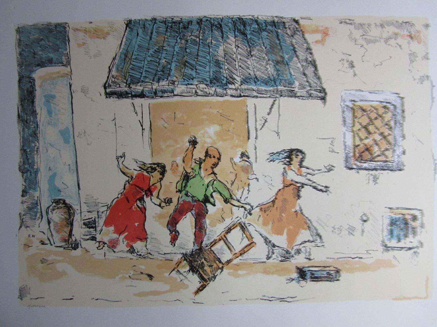 Grafiken & Lithographien: Renato Natali  1883 - 1979 LITHOGRAPHIE – Gebraucht aus Gersau von grafik-kunst