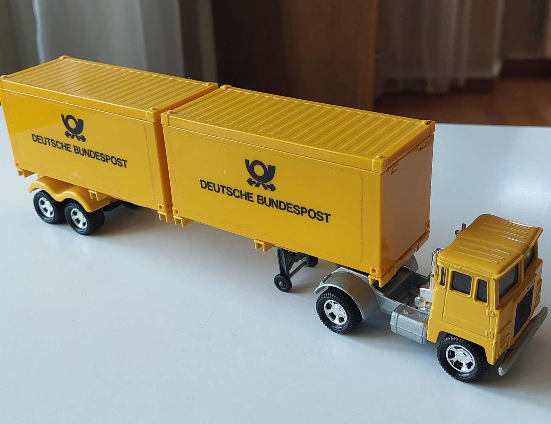 Modellini d'auto: Scammell Crusader  Container-Sattelzug Deutsche Post 1973 – Nuovo (secondo la descrizione) da Veltheim AG venduto da fredy_richner 1
