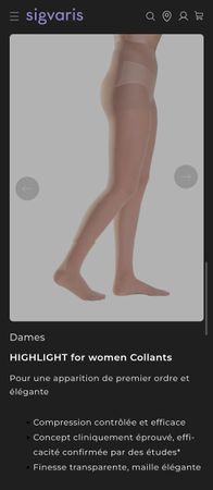 Collants de soutien