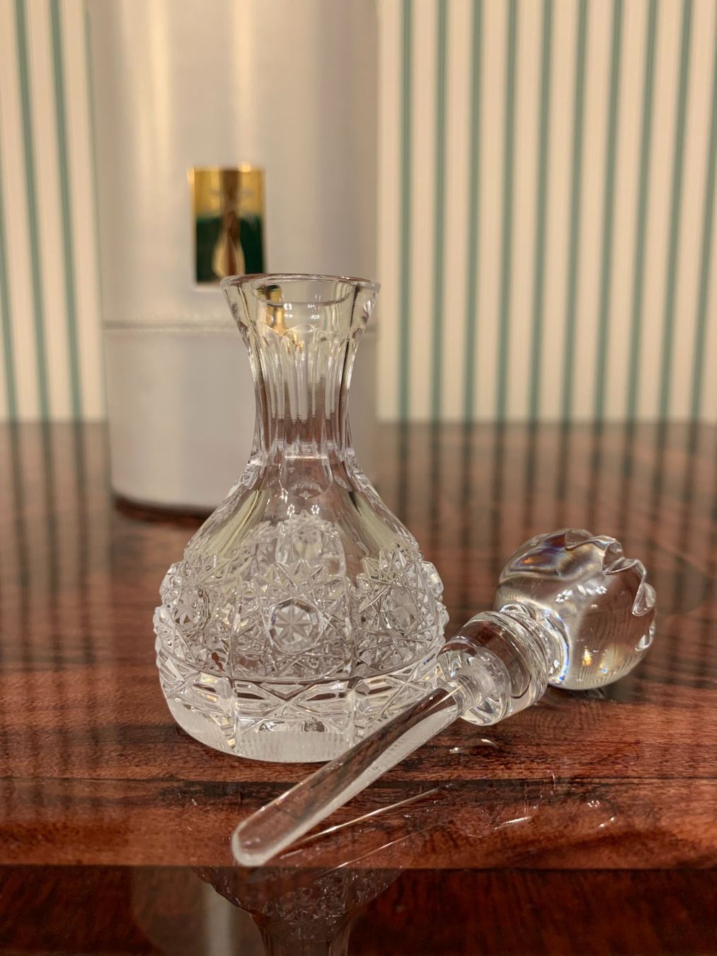 Flaconi: Caesar Crystal perfume oil bottle &  Mansam Leather Sheath – Nuovo e nell'imballaggio originale da Genestrerio venduto da fra_c955 7