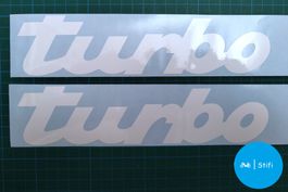 "turbo" Mofa Aufkleber
