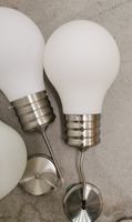 Light fixtures, bulb design, set of 3, good condition