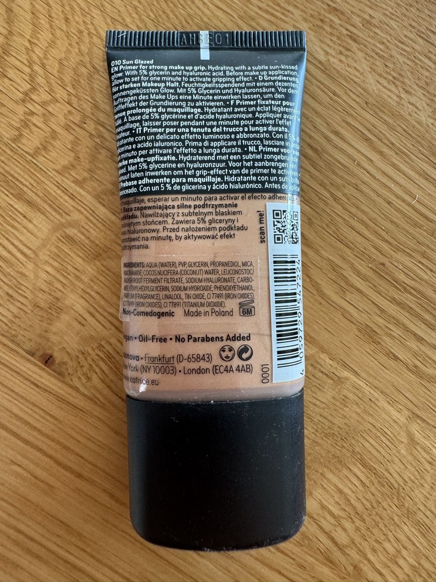 Catrice Make-up: Catrice Bronze Glow Grip Primer Hydrating 30ml – Nuovo e nell'imballaggio originale da Winkel venduto da Schorley 1