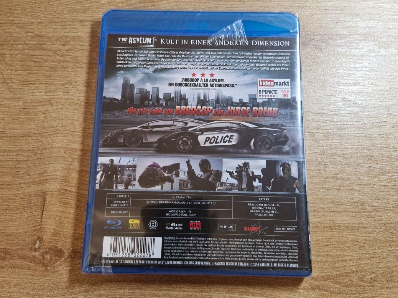 Tutti i DVDs: Android Cop 3D (2014) NEU OVP RAR Bluray – Nuovo e nell'imballaggio originale da Pfungen venduto da Whitie 1