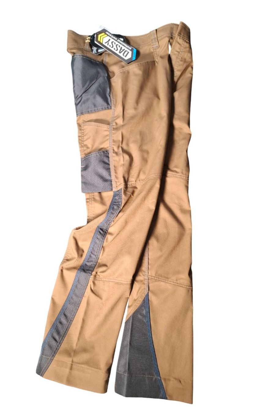 Hosen: DASSY Spectrum Arbeitshose, lang, Gr. 48, braun – Neu (gemäss Beschreibung) aus Wil SG von Restwert_Wil 3