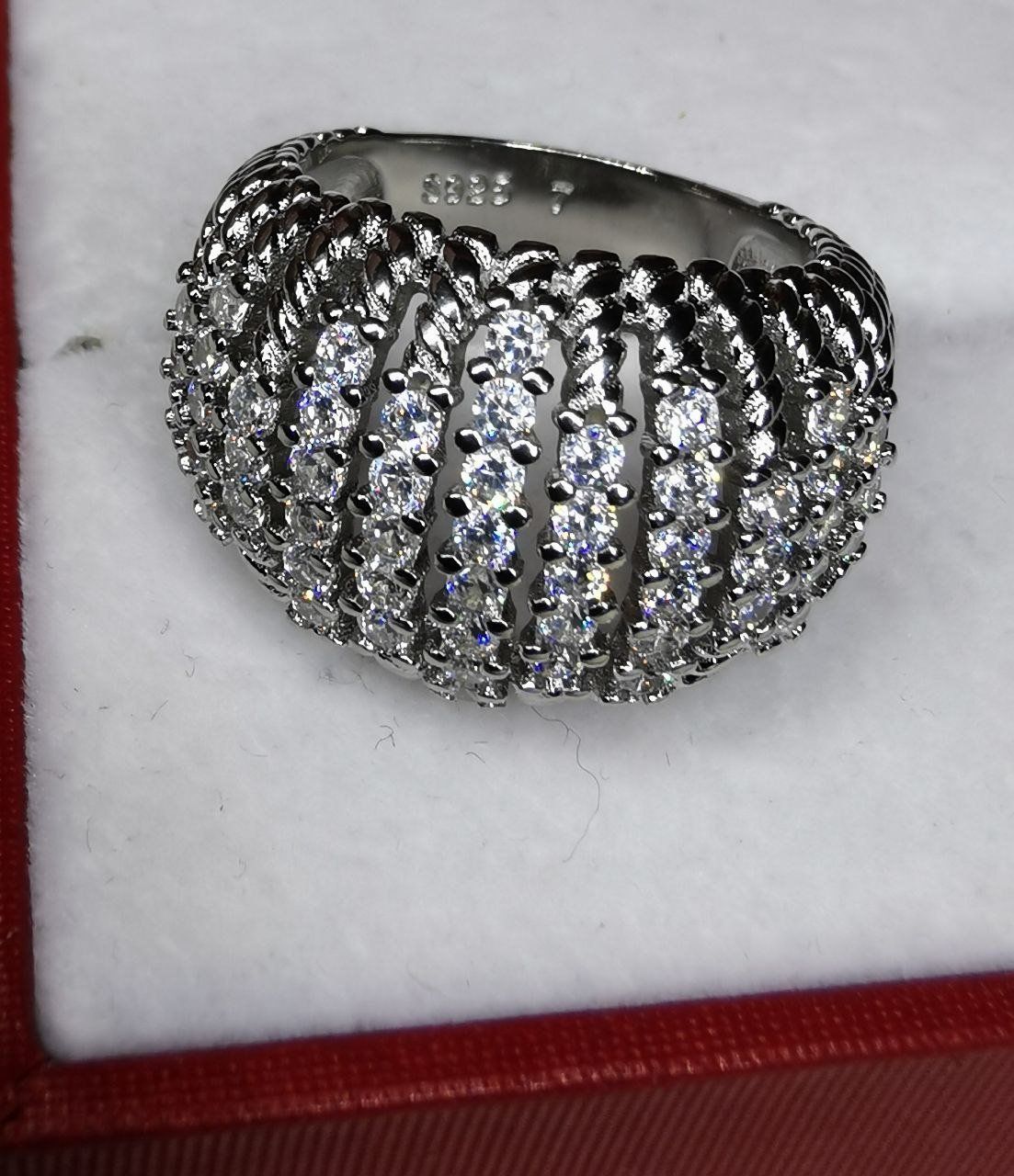 Anelli: Bague argent avec zircons cubiques – Nuovo e nell'imballaggio originale da Reconvilier venduto da Tsma67 2