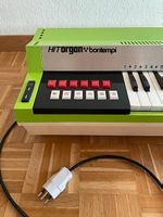 Elektronische Orgel Hitorgan Bontempi 70er Jahre grün