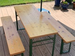 Holz Kinder Festbank/Tisch
