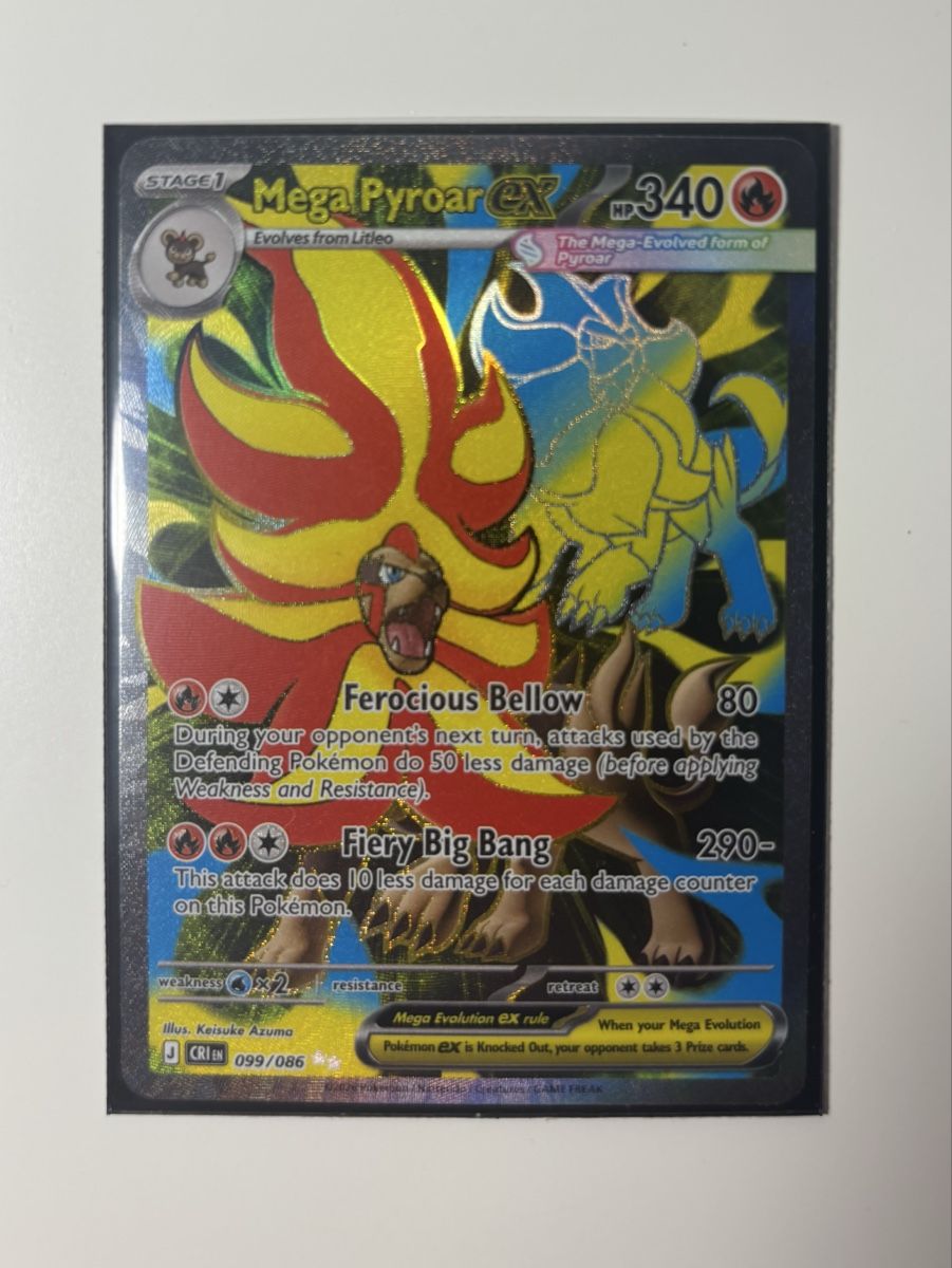 Pokémon Sammelbilder & Trading cards: Mega Pyroar EX 099/086 – Neu (gemäss Beschreibung) aus Pravidondaz von Lolo2222222