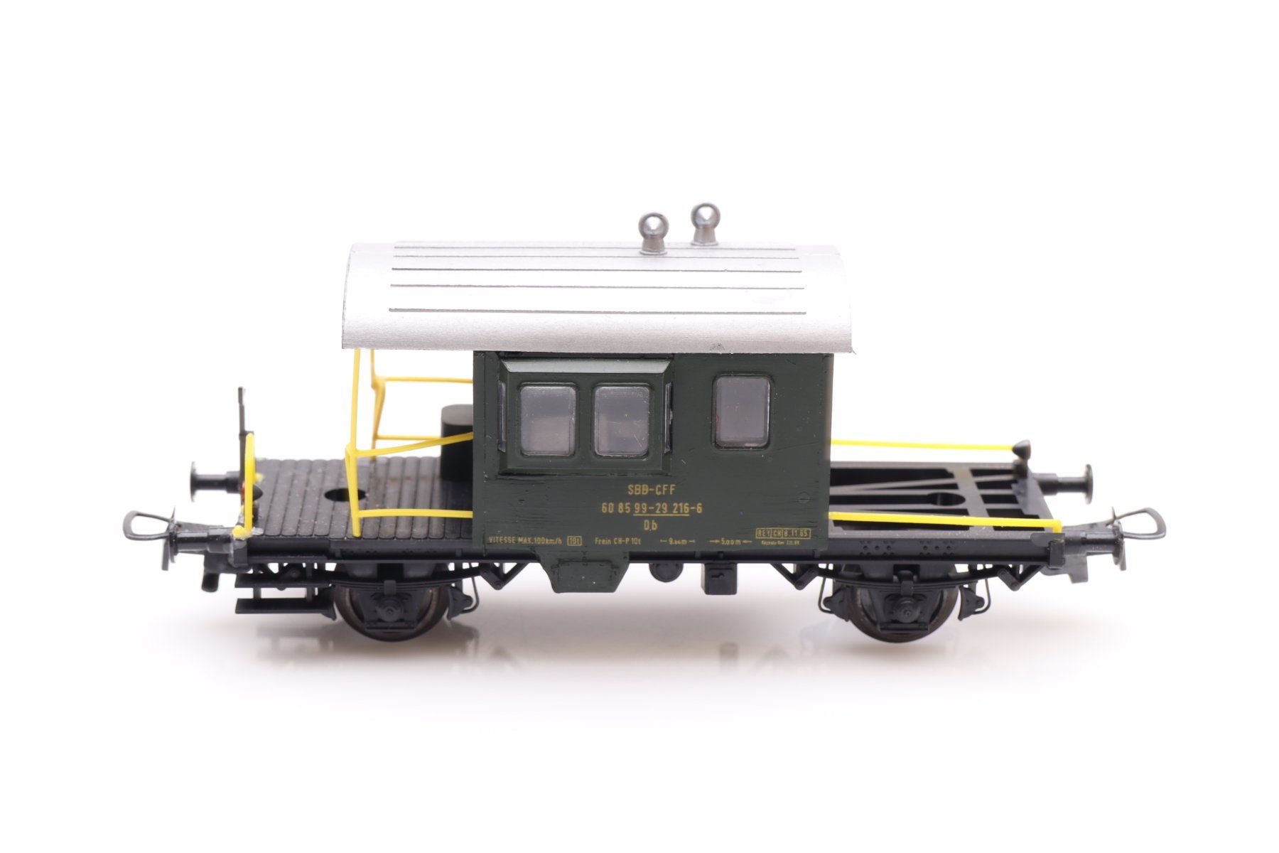 Liliput Modellini di ferrovie: 4x Liliput Güterwagen, H0 – Usato da Ried (Muotathal) venduto da Modellbahn.swiss 4