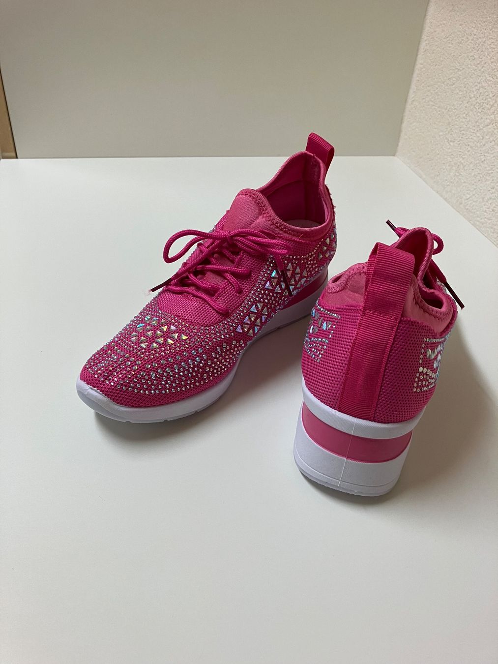 Scarpe da donna: Sneaker Pink Gr.41 mit Glitzersteinchen NEU – Nuovo e nell'imballaggio originale da Schaffhausen venduto da Simmel80 3