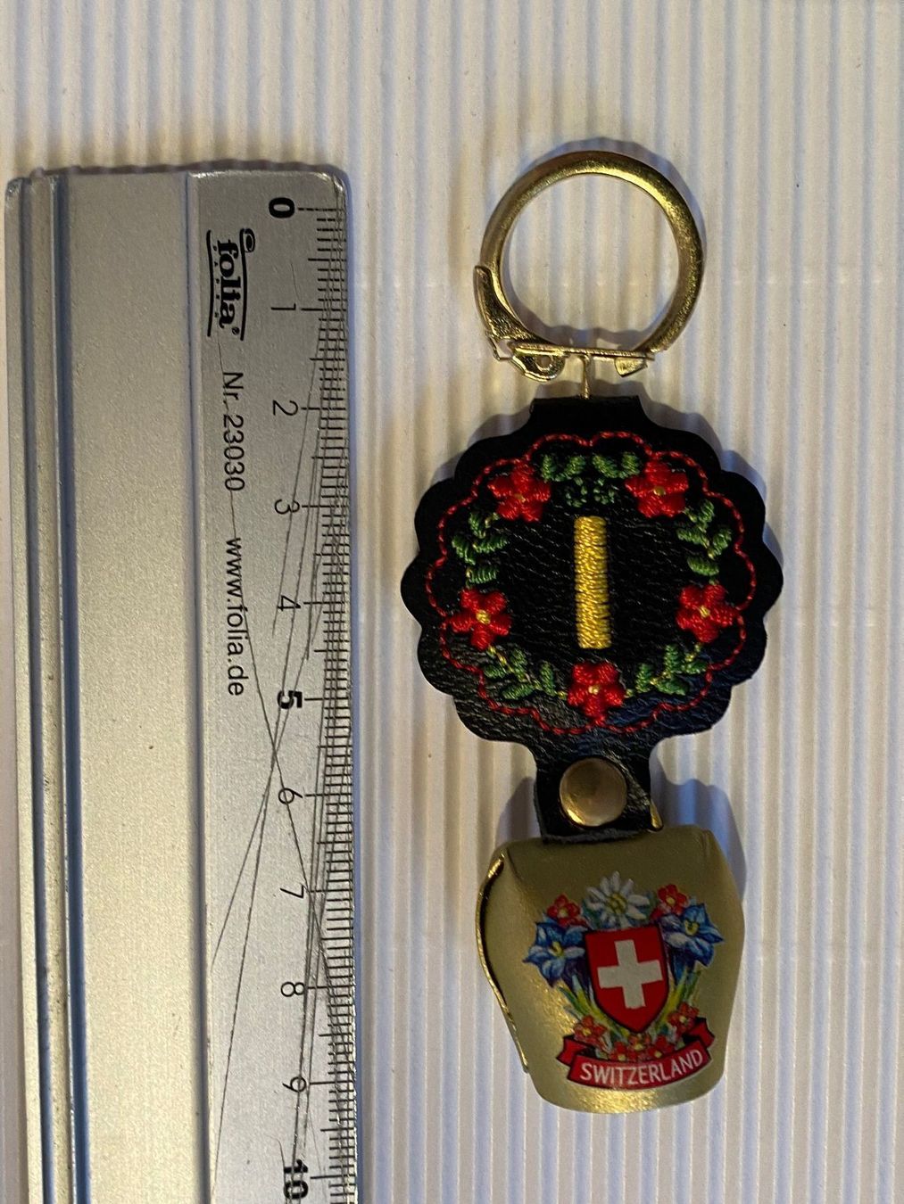 Schlüsselanhänger & - bänder: Schlüsselanhänger Swiss-Glöckchen "I" – Neu (gemäss Beschreibung) aus Egg SZ von irbaku