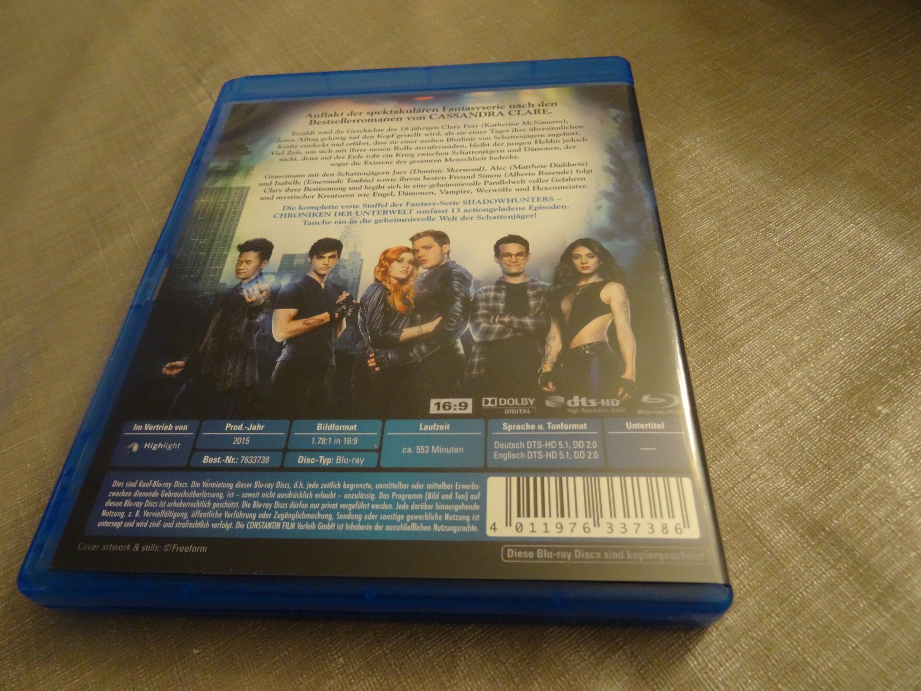 Tutti i DVDs: Shadowhunters Staffel 1 - Blu-ray – Usato da Olten venduto da Disc-Verkauf 1