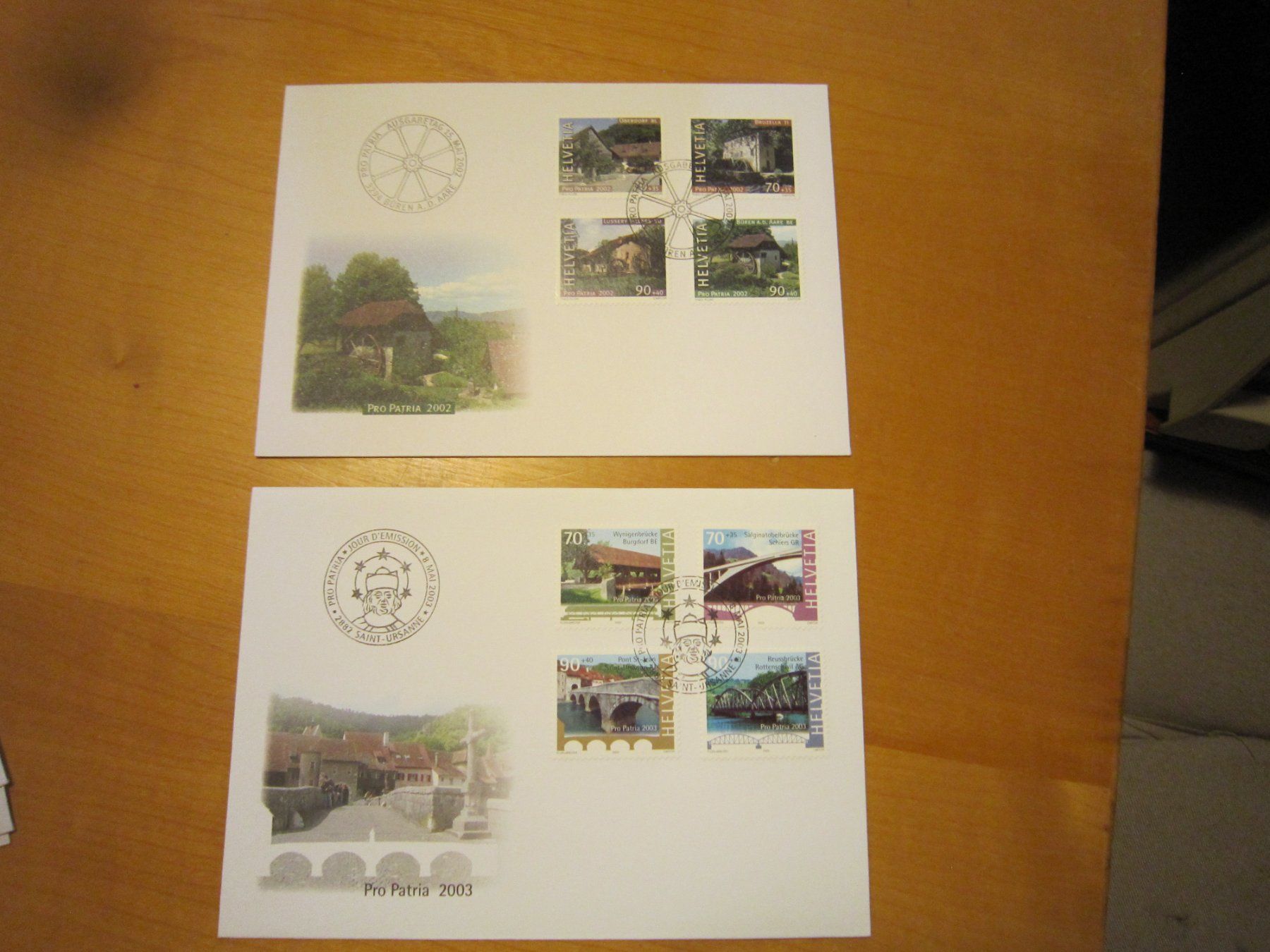 Tutti i francobolli: PP 2002 - 2003 FDC – Usato da Gordola venduto da Polentaefung