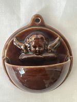 Wandbecken Engel Keramik braun Goebel W.Germany 8cm